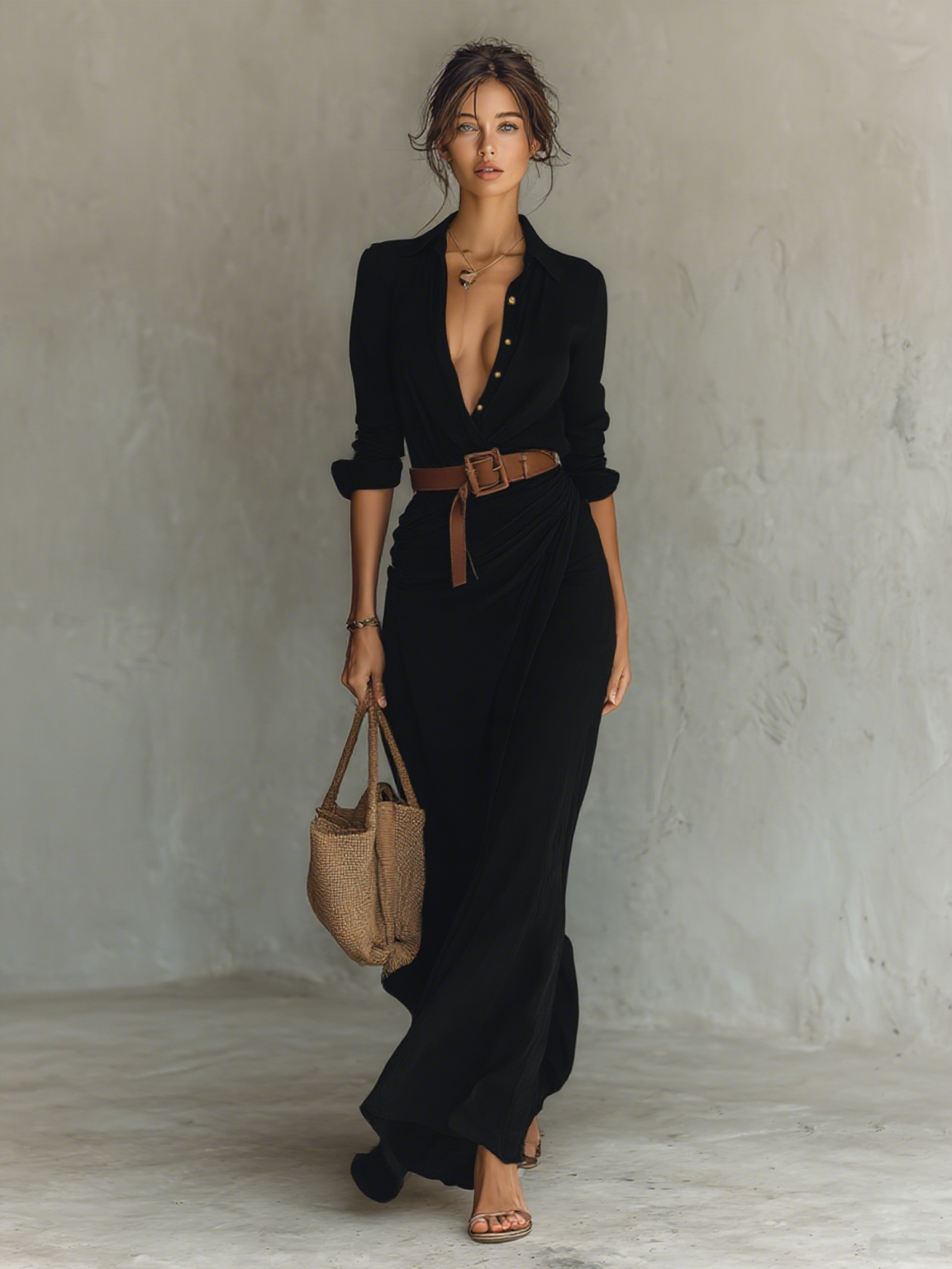 AMARA | LONG MAXI SHIRT DRESS