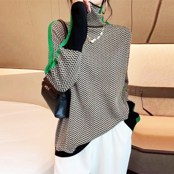 MALOU | HIGH-NECK SWEATER