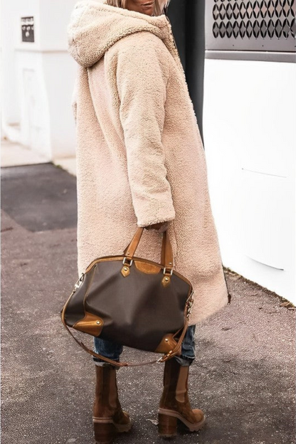 ELISE | LONG TEDDY-LINED COAT