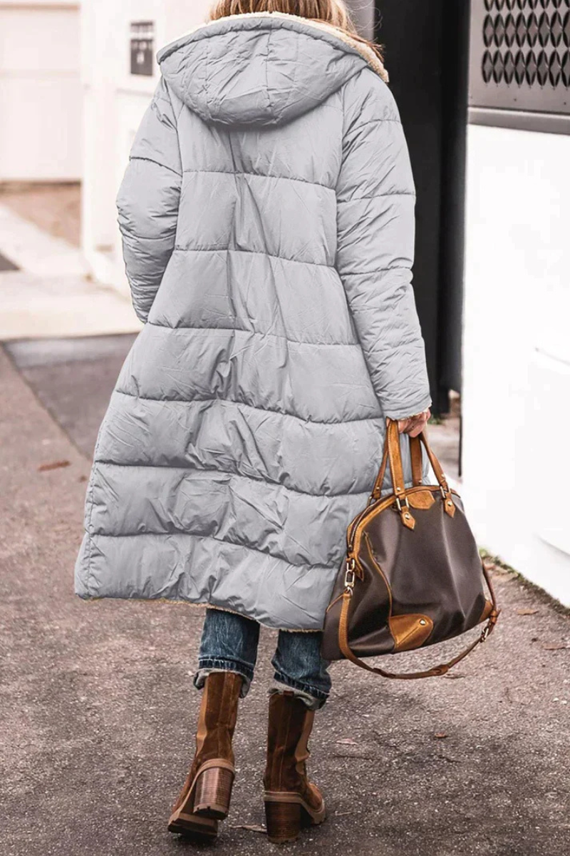 ELISE | LONG TEDDY-LINED COAT