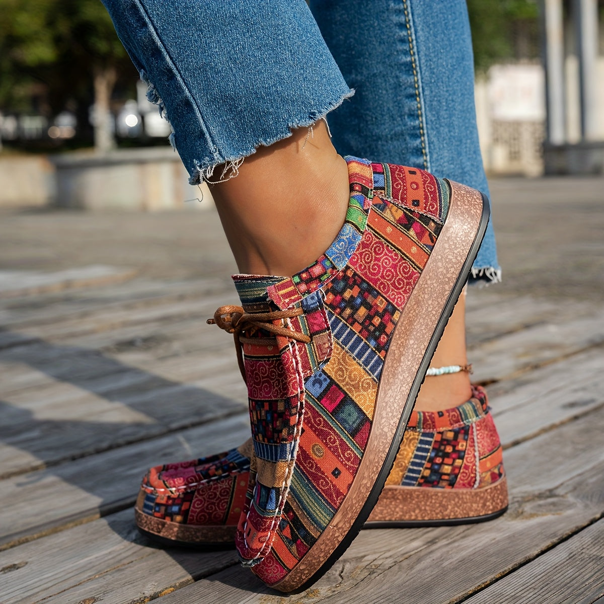 LENOIR | RETRO PATCHWORK SHOES