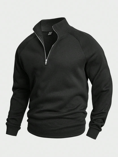 ANTONIO | CASUAL HALF-ZIP PULLOVER