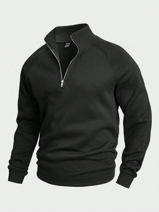 ANTONIO | CASUAL HALF-ZIP PULLOVER