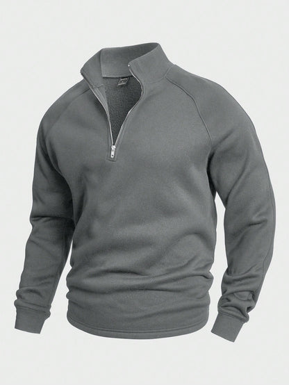 ANTONIO | CASUAL HALF-ZIP PULLOVER