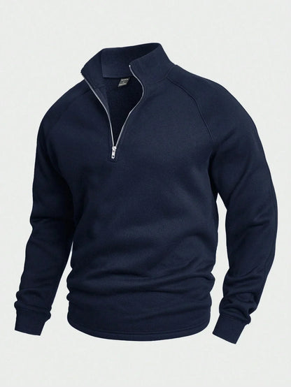 ANTONIO | CASUAL HALF-ZIP PULLOVER