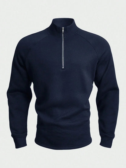 ANTONIO | CASUAL HALF-ZIP PULLOVER