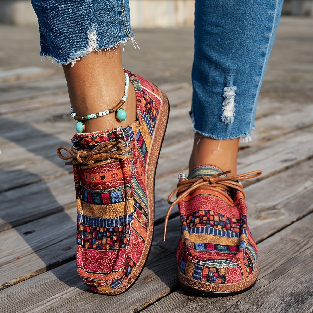 LENOIR | RETRO PATCHWORK SHOES