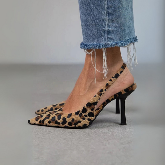 VIVIENNE | LEOPARD HEELS