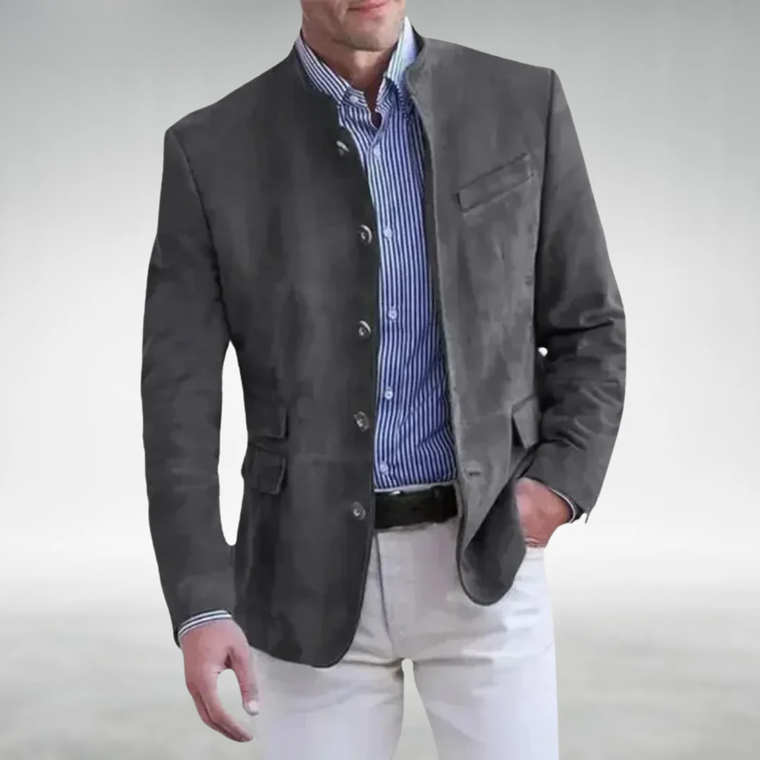 ROWDEN | STAND COLLAR JACKET