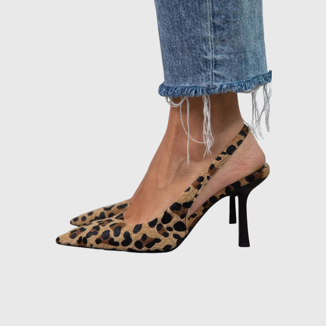VIVIENNE | LEOPARD HEELS