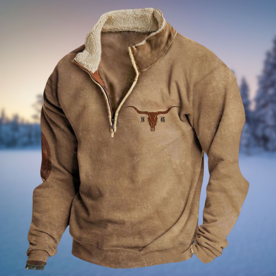 MACKLIN | WESTERN-INSPIRED FLEECE HOODIE