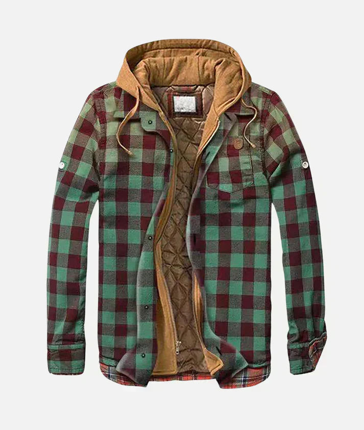 ALAIN | PATCHWORK HOODED JACKET