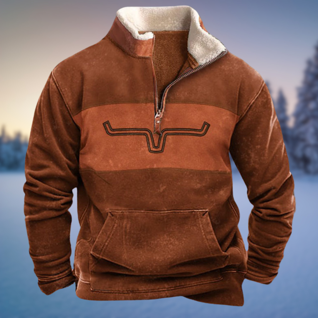 MACKLIN | WESTERN-INSPIRED FLEECE HOODIE
