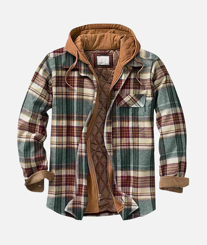 ALAIN | PATCHWORK HOODED JACKET