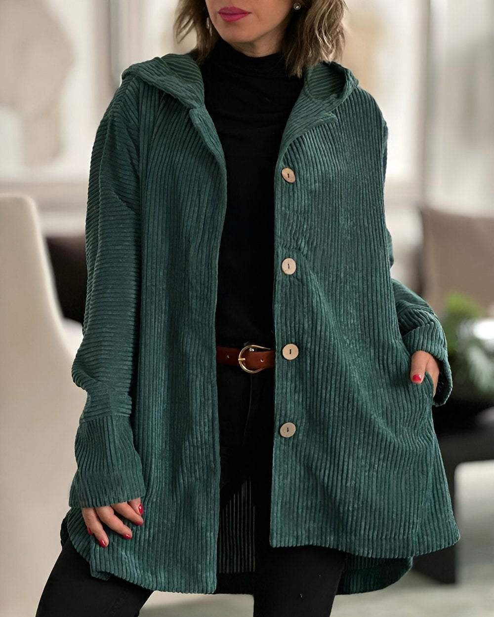 CORDIA | COZY HOODED JACKET