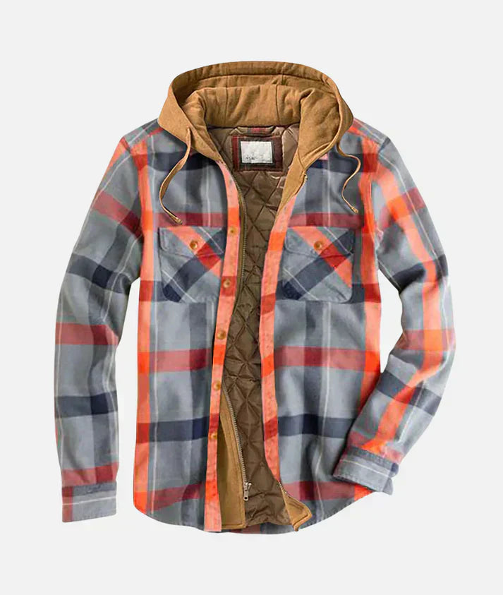 ALAIN | PATCHWORK HOODED JACKET