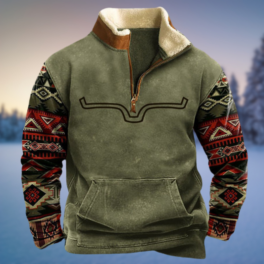 MACKLIN | WESTERN-INSPIRED FLEECE HOODIE