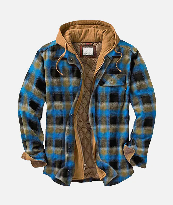 ALAIN | PATCHWORK HOODED JACKET