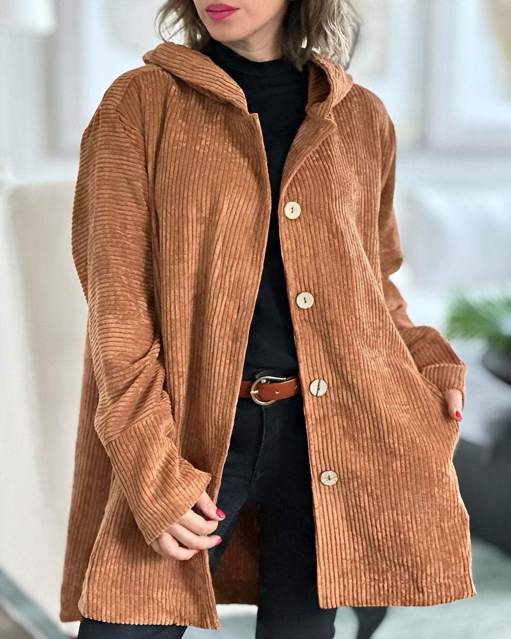 CORDIA | COZY HOODED JACKET
