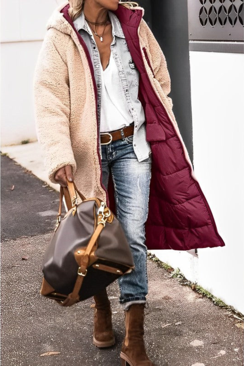 ELISE | LONG TEDDY-LINED COAT