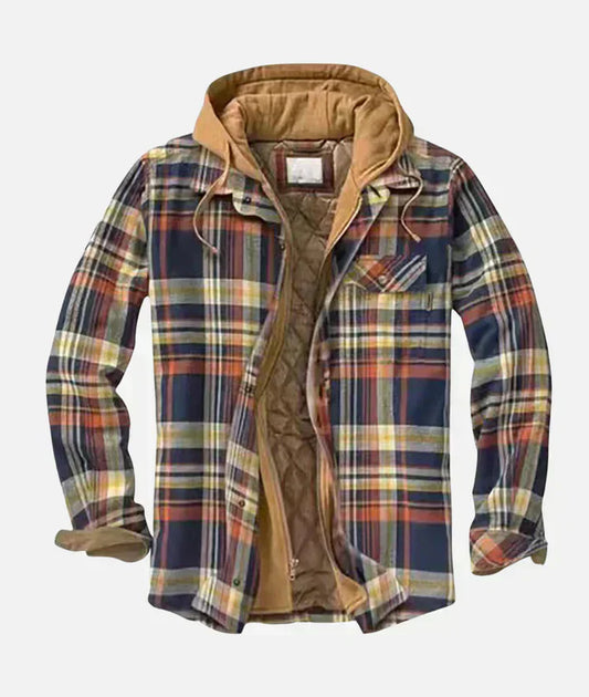 ALAIN | PATCHWORK HOODED JACKET