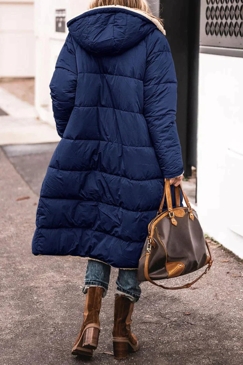 ELISE | LONG TEDDY-LINED COAT
