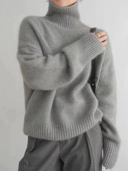 ISABELLA | CASHMERE-LOOK TURTLENECK SWEATER