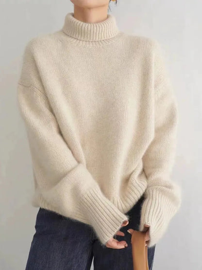 ISABELLA | CASHMERE-LOOK TURTLENECK SWEATER