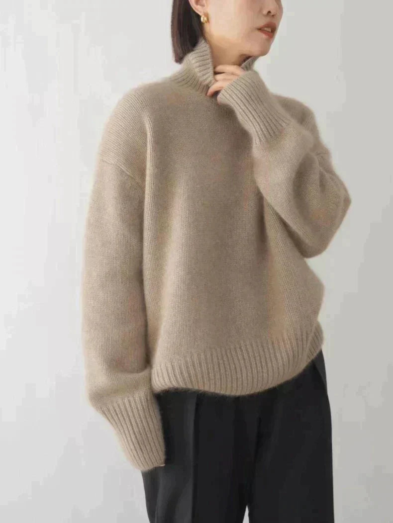 ISABELLA | CASHMERE-LOOK TURTLENECK SWEATER
