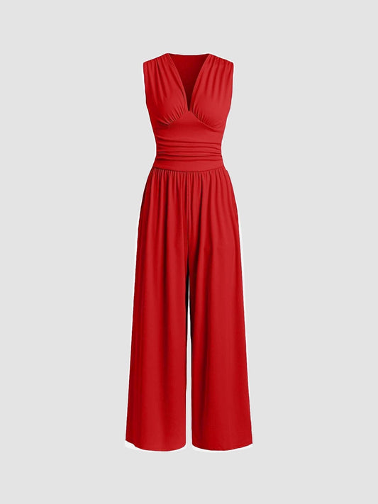 MIRA | TIMELESS SLEEVELESS JUMPSUIT