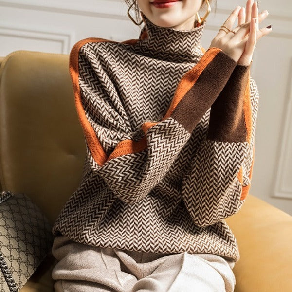 MALOU | HIGH-NECK SWEATER