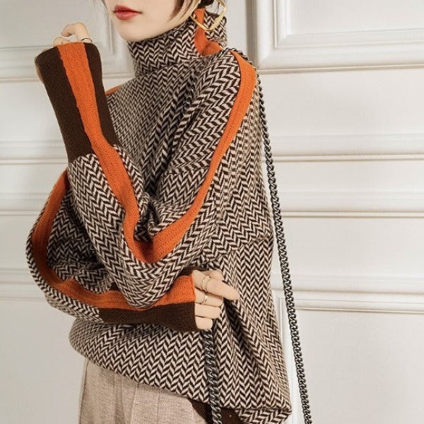MALOU | HIGH-NECK SWEATER