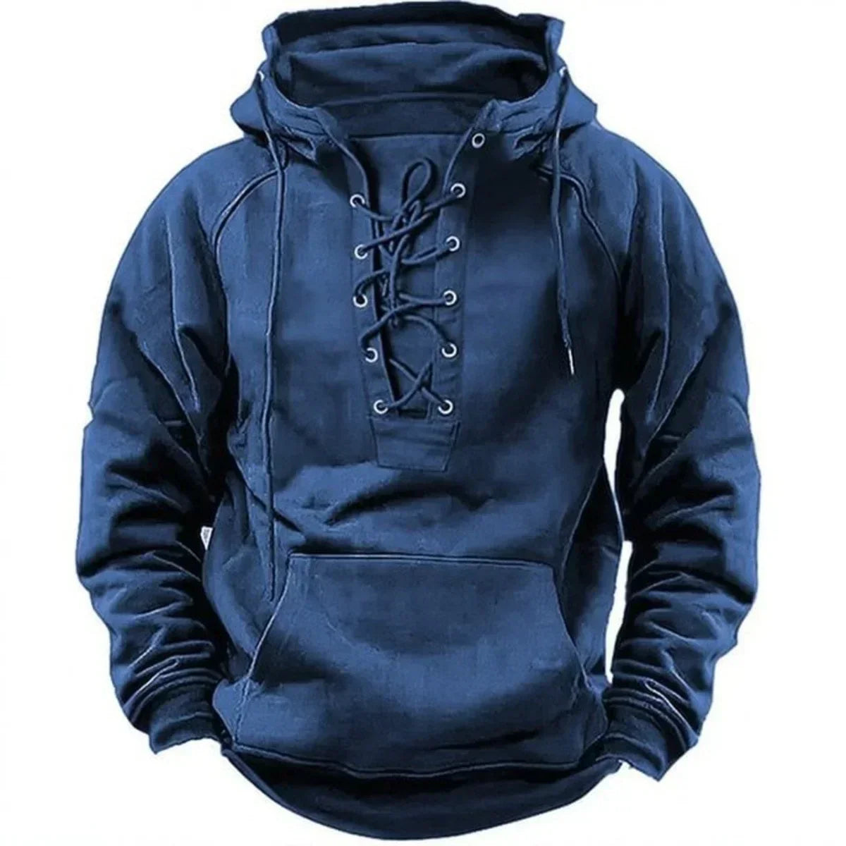 CEDRIC | LACE-UP RETRO HOODIE