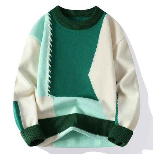 LIAM | PATCHWORK SWEATER