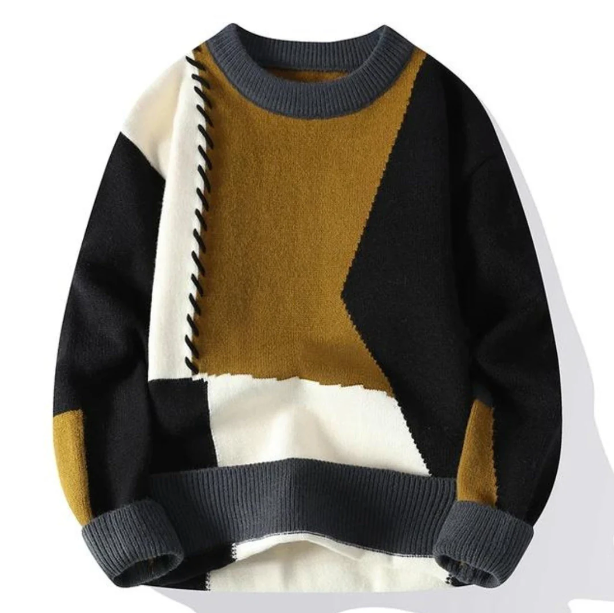 LIAM | PATCHWORK SWEATER