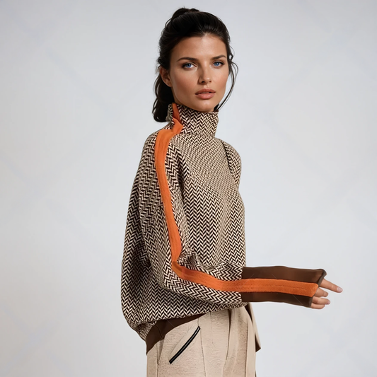 MALOU | HIGH-NECK SWEATER