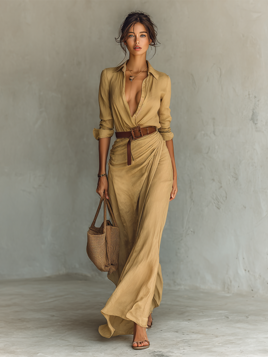 AMARA | LONG MAXI SHIRT DRESS