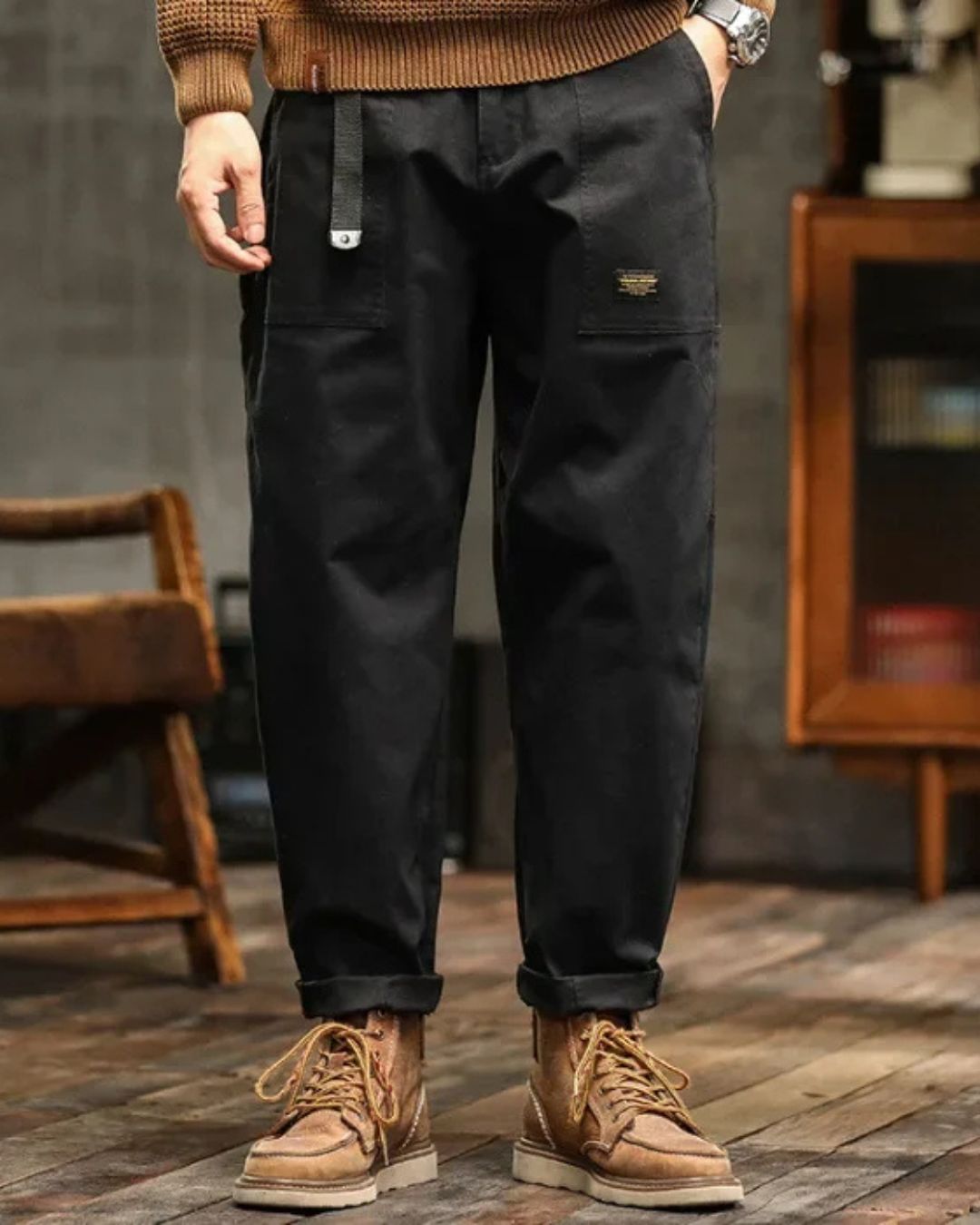 CALDER | UTILITY CARGO TROUSERS