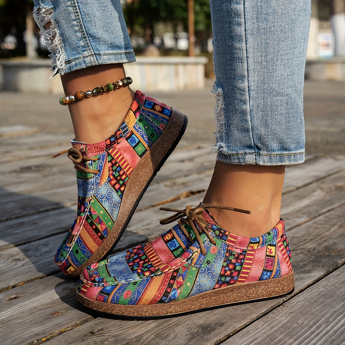 LENOIR | RETRO PATCHWORK SHOES