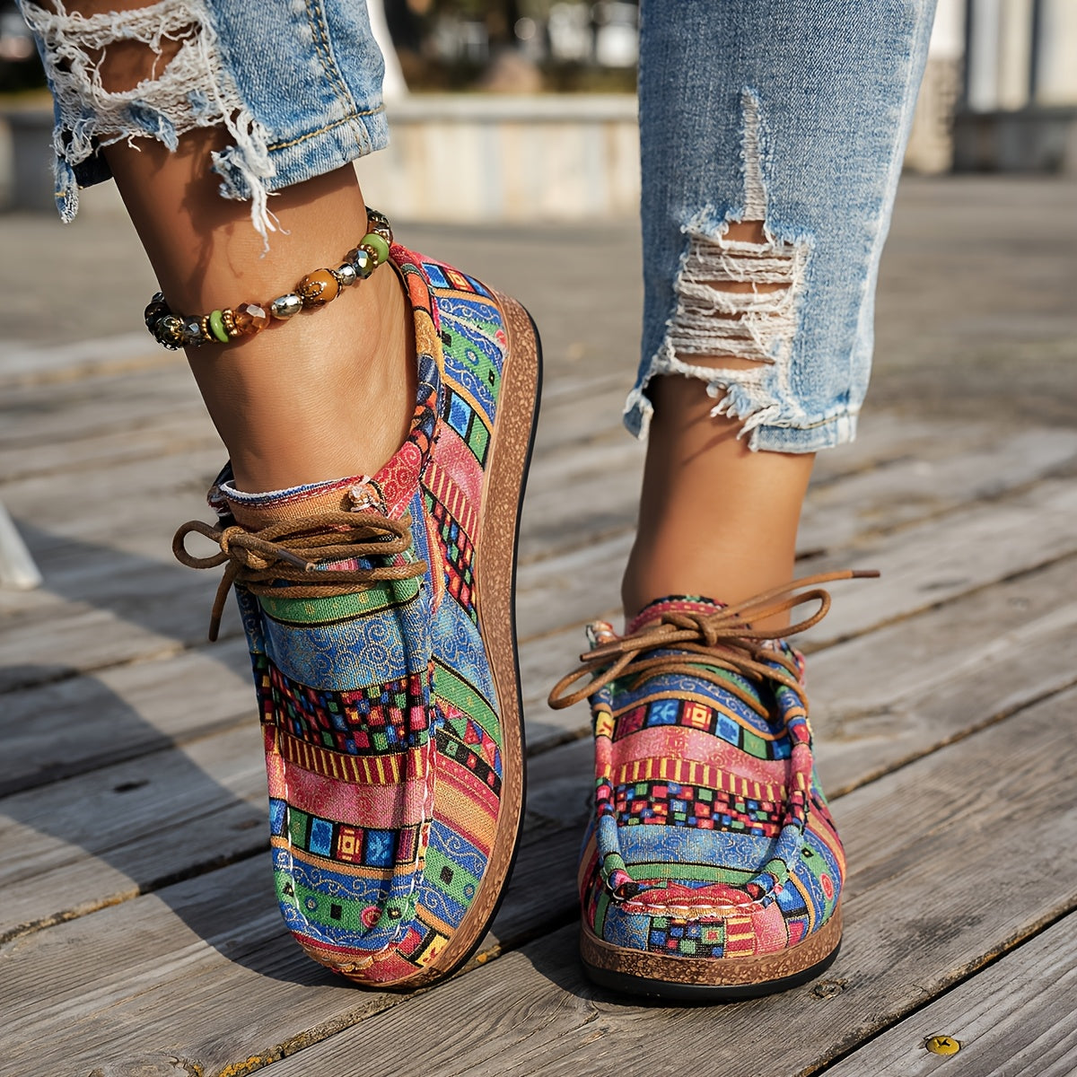 LENOIR | RETRO PATCHWORK SHOES