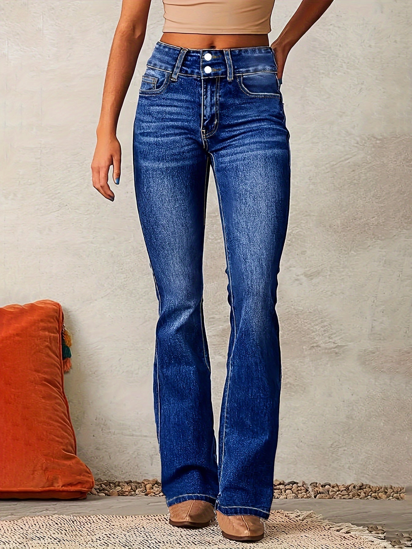 HARPER | HIGH-WAIST FLARED JEANS