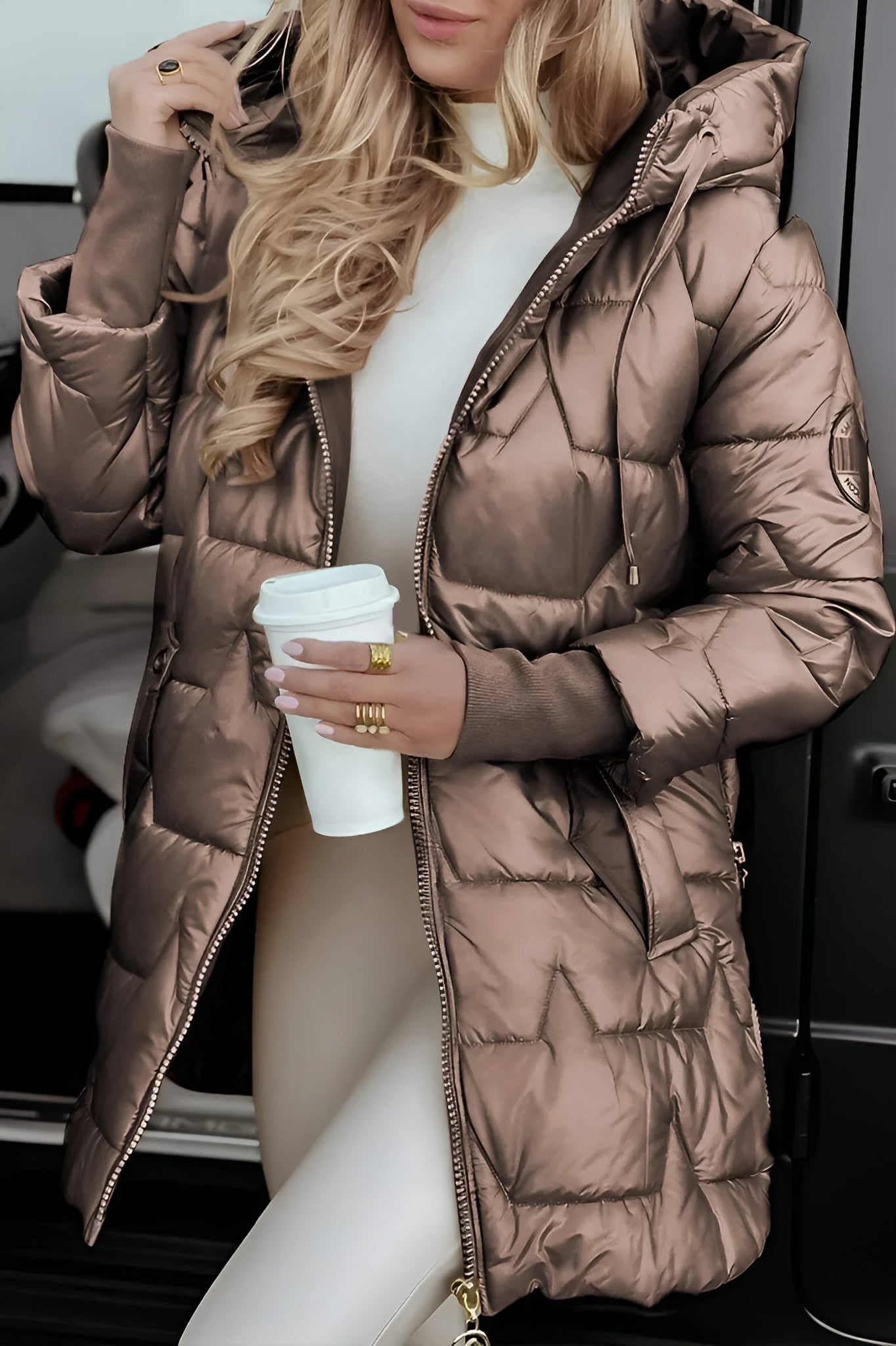 ELINE | ELEGANT HOODED WINTER COAT