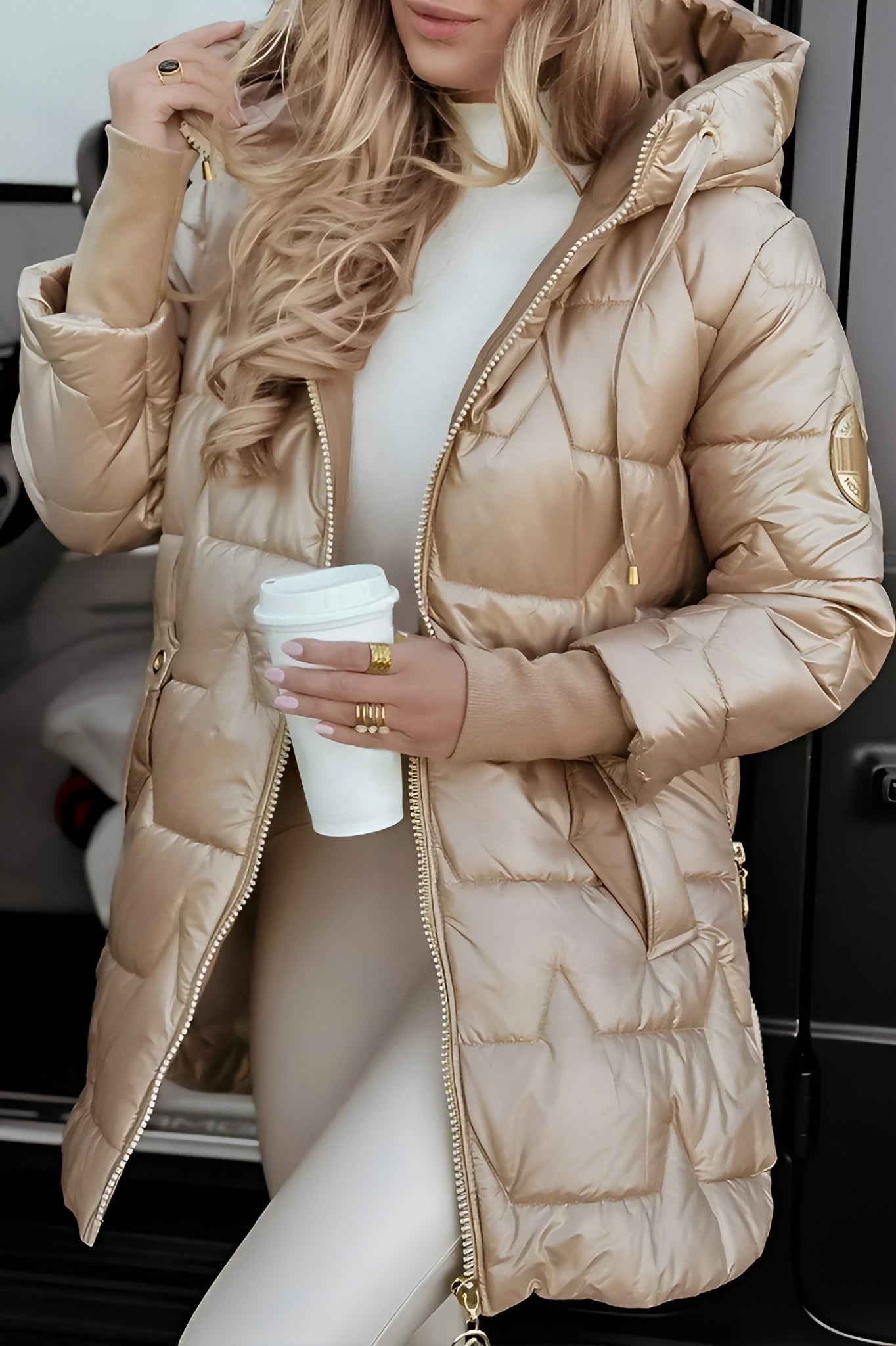 ELINE | ELEGANT HOODED WINTER COAT