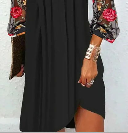 DIANA | ELEGANT V-NECK DRESS