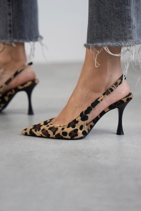 VIVIENNE | LEOPARD HEELS