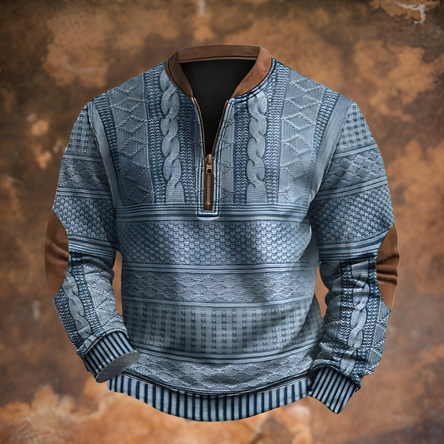 ELIAS | KNITTED HALF-ZIP SWEATER
