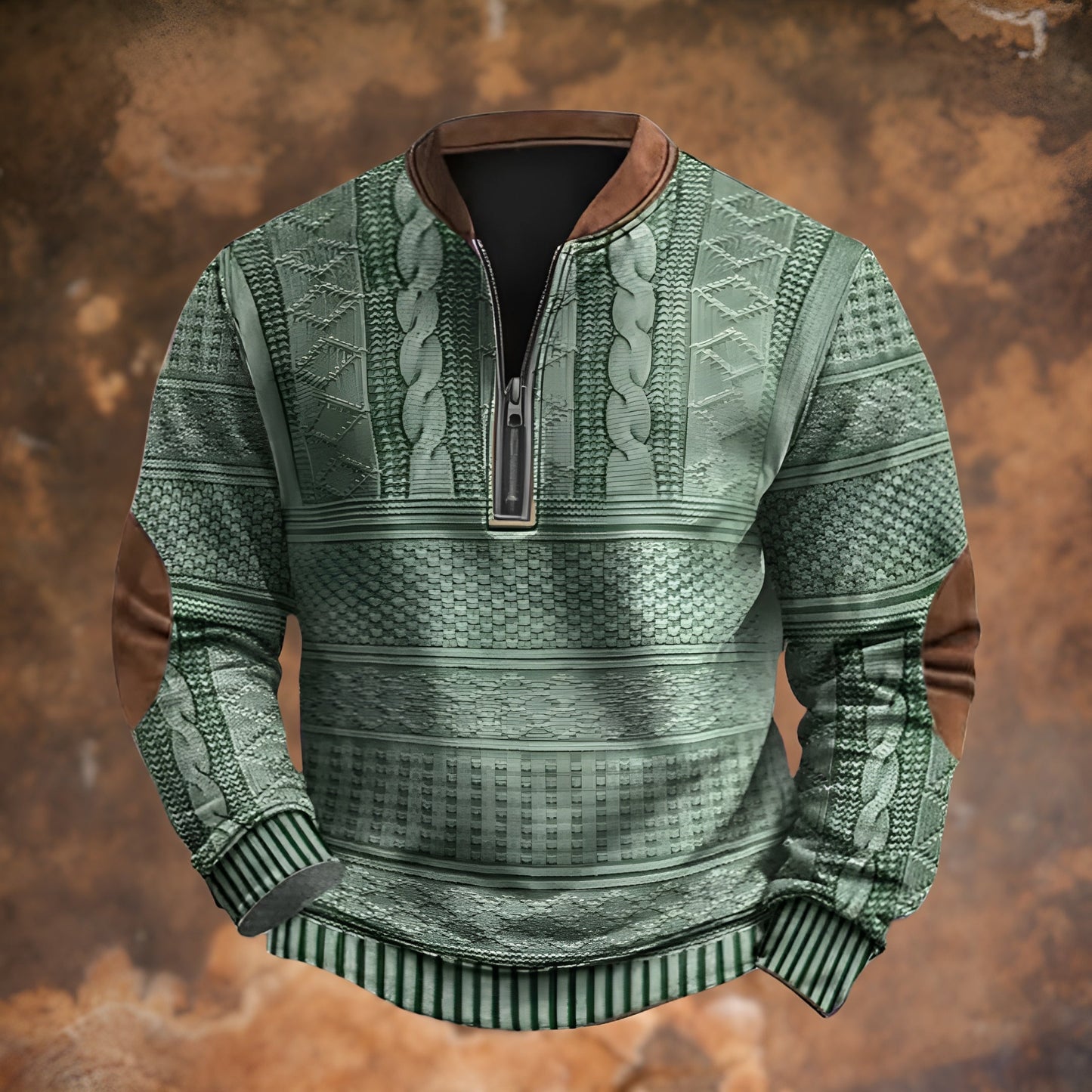 ELIAS | KNITTED HALF-ZIP SWEATER