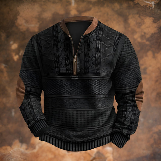 ELIAS | KNITTED HALF-ZIP SWEATER