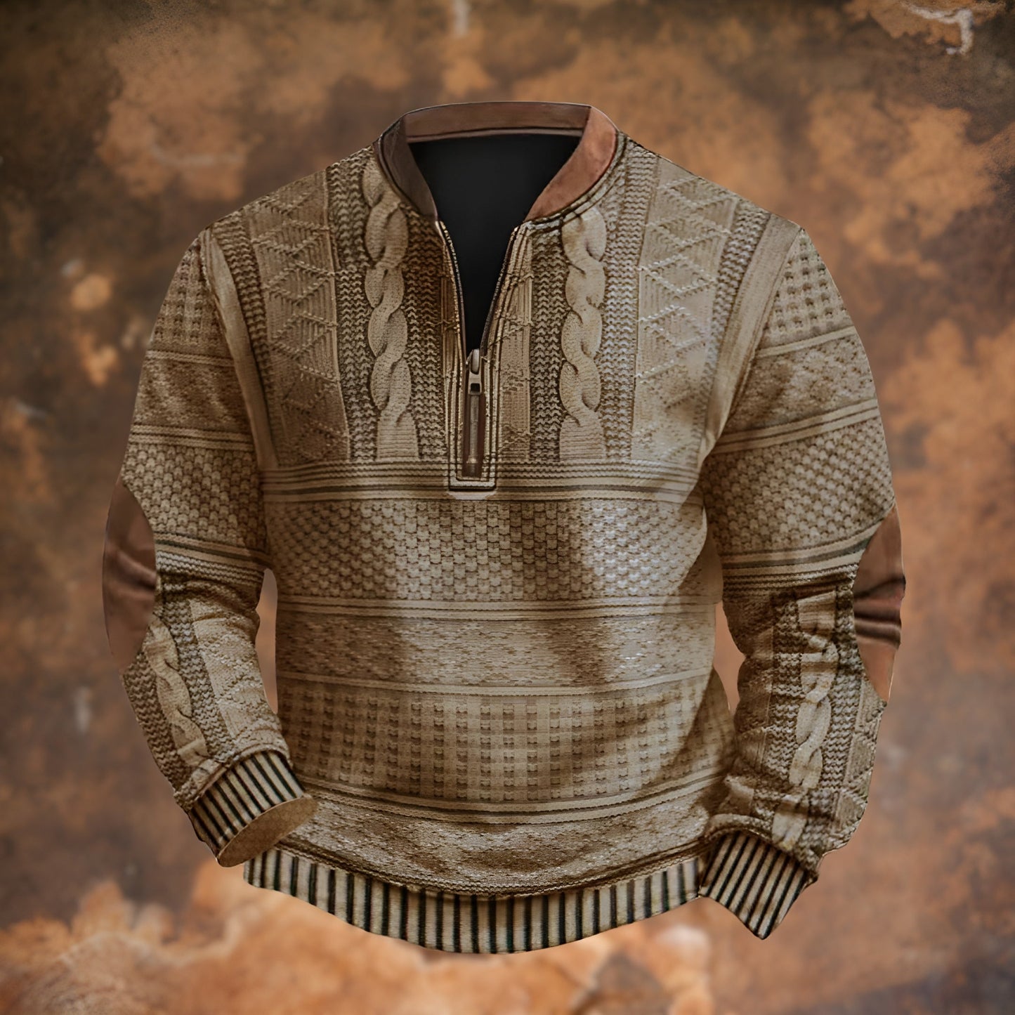 ELIAS | KNITTED HALF-ZIP SWEATER