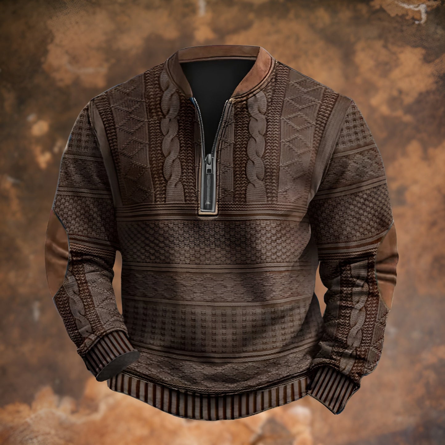 ELIAS | KNITTED HALF-ZIP SWEATER